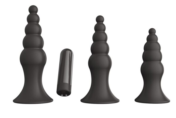 Kit de plug anal con bala vibradora y control remoto