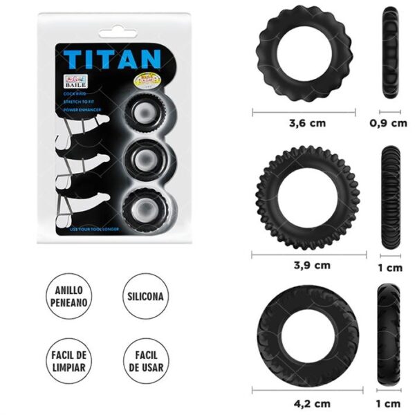 Kit de 3 anillo