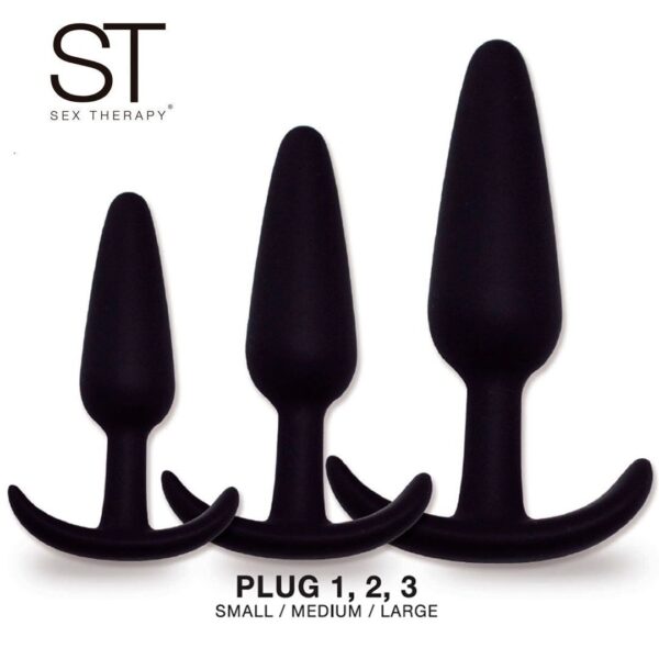 Kit plug anal silicone